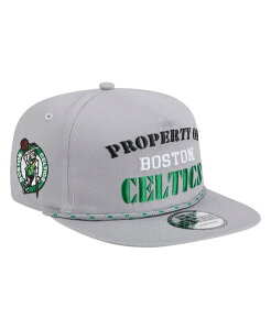 �j���[�G�� �����Y �A�N�Z�T���[ �X�q New Era Men's Gray Boston Celtics Throwback Property Of Golfer Snapback Hat Gray �O���[