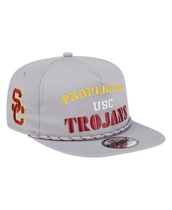 �j���[�G�� �����Y �A�N�Z�T���[ �X�q ���B���e�[�W New Era Men's Gray USC Trojans Golfer Vintage Adjustable Hat Gray �O���[
