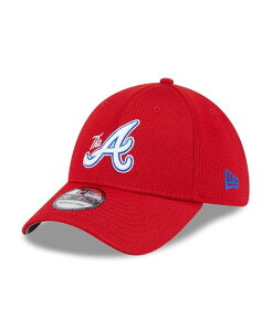 �j���[�G�� �����Y �A�N�Z�T���[ �X�q New Era Men's Red Atlanta Braves City Connect Batting Practice 39THIRTY Flex Hat Red ���b�h
