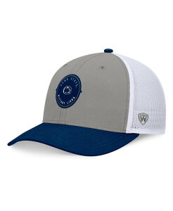 �g�b�v�I�u�U���[���h �����Y �A�N�Z�T���[ �X�q Top of the World Men's Gray/Navy Penn State Nittany Lions Rob Trucker Adjustable Hat Gray Navy �O���[