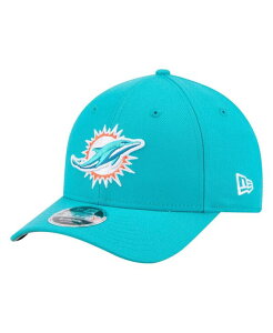 �j���[�G�� �����Y �A�N�Z�T���[ �X�q New Era Men's Aqua Miami Dolphins Team Collection 9FORTY M-Crown Adjustable Hat Aqua �A�N�A