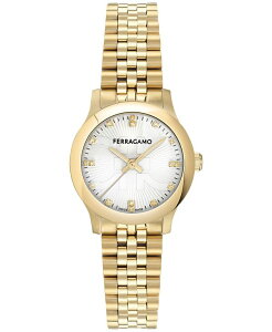 yz tFK fB[X rv ANZT[ Women's Swiss Duo Diamond (1/20 ct. t.w.) Gold Ion Plated Bracelet Watch 28mm Ip Yellow Gold