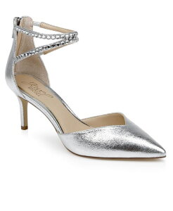�W���E�F���_�O���C�~�V���J ���f�B�[�X �V���[�Y �p���v�X Jewel Badgley Mischka Women's Emmi Evening Pumps Silver Metallic �V���o�[