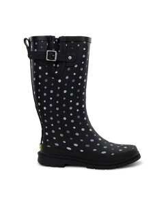 EGX^`[t fB[X V[Y u[cECu[c g[ u[c Western Chief Womens Ditsy Dot Tall Rain Boot Lilac CbN