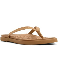 ���L�V�[ ���f�B�[�X �V���[�Y �T���_�� Roxy Women's Calabasas Round Toe Flat Sandals Tan �^��