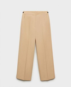 yz }S fB[X JWApc {gX Women's Straight-Cut Crop Pants Medium Brown
