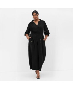 VeB[VbN fB[X gbvX WvX[c vXTCY CITY CHIC Plus Size Faye Jumpsuit Black ubN