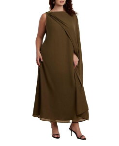 �G���N�C ���f�B�[�X �g�b�v�X �����s�[�X �Z�[�^�[ �t�����W ELOQUII Women's Lurex Sweater Dress W Fringes Beech