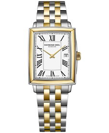レイモンド ウィル レディース 腕時計 アクセサリー Women's Swiss Toccata Gold PVD & Stainless Steel Bracelet Watch 25x35mm White
