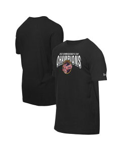 j[G Y gbvX TVc New Era Men's and Women's Black Indiana Fever 2025 WNBA Commissioner's Cup Champions T-Shirt Black ubN