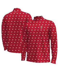 A_[A[}[ Y AE^[ WPbgEu] WPbg Under Armour Men's Red Wisconsin Badgers Gameday Armourfuse Half-Zip Jacket Red bh