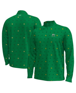 A_[A[}[ Y AE^[ WPbgEu] WPbg Under Armour Men's Green Notre Dame Fighting Irish Gameday Armourfuse Half-Zip Jacket Green O[