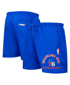 �v���X�^���_�[�h �����Y �{�g���X �n�[�t�p���c�E�V���[�c �V���[�g�p���c Pro Standard Men's Royal Philadelphia 76ers Area Code Shorts Royal
