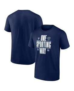 �t�@�i�e�B�N�X �����Y �g�b�v�X T�V���c Fanatics Men's Navy Sporting Kansas City Fundamentals T-Shirt Navy �l�C�r�[