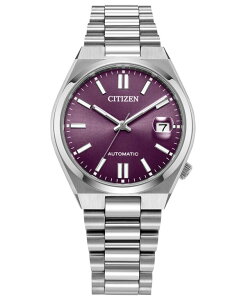 �V�`�Y�� �����Y �A�N�Z�T���[ �r���v T�V���c Citizen Men's Sport Luxury Tsuyosa Automatic Silver-Tone Stainless Steel Bracelet Watch 37mm Silver-tone �V���o�[