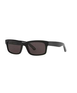 oVAK Y ANZT[ TOXEACEFA Balenciaga Men's Rectangle Sunglasses BB0345S 6E000345 Black