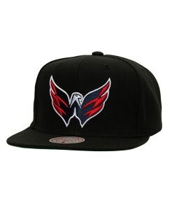 �~�b�`�F��&�l�X �����Y �A�N�Z�T���[ �X�q �L���b�v Mitchell & Ness Men's Black Washington Capitals Core Top Spot Snapback Hat Black �u���b�N