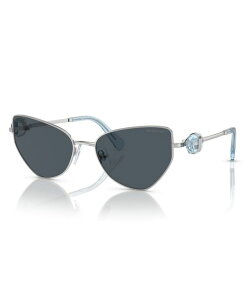 XtXL[ fB[X ANZT[ TOXEACEFA Swarovski Women's Sunglasses SK7003 Silver Blue u[