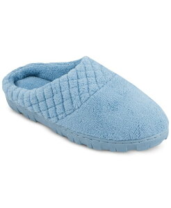 NNX fB[X V[Y T_ LeBO MUK LUKS Women's Quilted Clog Slippers Blue u[