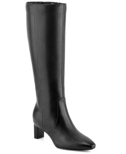 ���b�N�|�[�g ���f�B�[�X �V���[�Y �u�[�c�E���C���u�[�c ���U�[ Rockport Women's Mabel Wide-Calf Leather Dress Boots Black Leather �u���b�N
