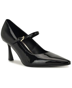 yz iCEFXg fB[X pvX V[Y Women's Krest Tapered Heel Mary Jane Dress Pumps Black Patent