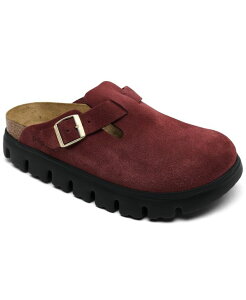 rPVgbN fB[X V[Y Xj[J[ vbgtH[ T_ XG[h U[ Birkenstock Women's Boston Chunky Suede Leather Platform Sandals from Finish Line Zinfandel