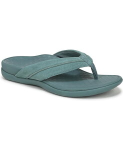 oCIjbN fB[X V[Y pvX T_ Vionic Womens Shore Thong Sandals Bodega blue suede u[