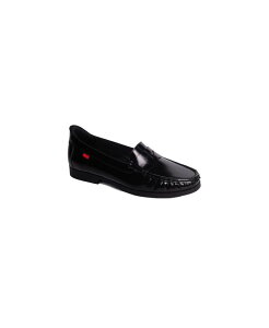 �}�[�N�W���Z�t�j���[���[�N ���f�B�[�X �V���[�Y �p���v�X ���[�t�@�[ Marc Joseph New York Womens Newbury Street Hands-Free Slip On Technology Penny Loafers Black faux patent �u���b�N
