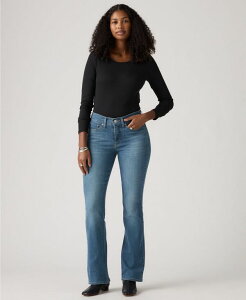 ���[�o�C�X ���f�B�[�X �{�g���X �f�j���p���c �u�[�c�J�b�g �u�[�c �W�[���Y Levi's 315 Shaping Mid Rise Lightweight Bootcut Jeans 24-26W Grassy Sassy