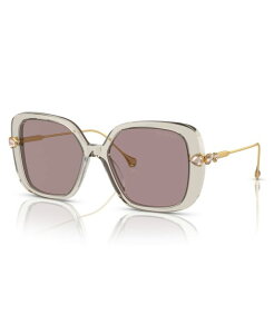 yz XtXL[ fB[X TOXEACEFA ANZT[ Women's Low Bridge Fit Sunglasses SK6011F Transparent Light Brown