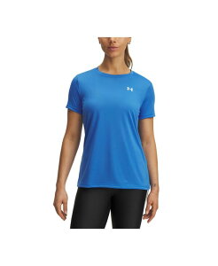 yz A_[A[}[ fB[X TVc gbvX Women's UA Tech Short-Sleeve T-Shirt Blue Atlantis / / White