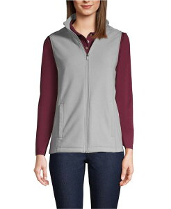 �����Y�G���h ���f�B�[�X �A�E�^�[ �W���P�b�g�E�u���]�� �x�X�g �t���[�X Lands' End Women's Thermacheck 100 Fleece Vest Harbor gray �O���[