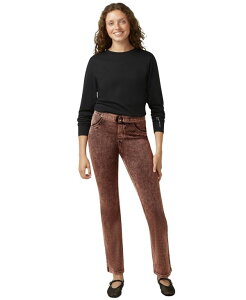 �q���[ ���f�B�[�X �{�g���X �J�W���A���p���c �u�[�c�J�b�g �f�j�� �u�[�c ���M���X Hue Women's High-Rise Denim Baby Bootcut Leggings Cinnamon �f�j��
