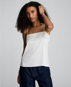 �P�l�X�R�[�� ���f�B�[�X �g�b�v�X �V���c �m�[�X���[�u Kenneth Cole Women's Sleeveless Cami Top Oyster