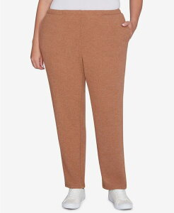 r[A[fB[ fB[X {gX JWApc Ruby Rd. Plus Size Pull On Cozy Hatchi Pants Chestnut