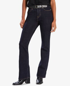 ���[�o�C�X ���f�B�[�X �{�g���X �f�j���p���c �u�[�c�J�b�g �u�[�c �W�[���Y Levi's Women's Casual Classic Mid Rise Bootcut Jeans Island Rinse