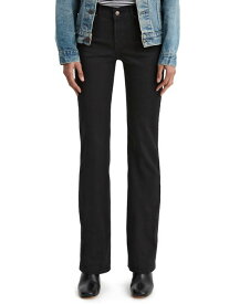 リーバイス レディース デニムパンツ ボトムス Women's Classic Bootcut Jeans Soft Black