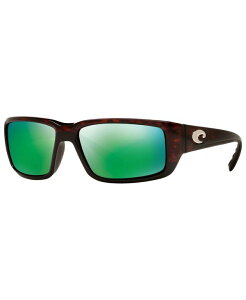 RX^f}[ Y ANZT[ TOXEACEFA Costa Del Mar Men's Polarized Sunglasses FANTAIL TORTOISE/ GREEN MIRROR