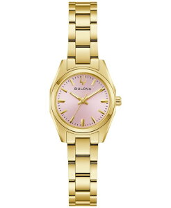 �u���o ���f�B�[�X �A�N�Z�T���[ �r���v T�V���c Bulova Women's Classic Surveyor Gold-Tone Stainless Steel Bracelet Watch 22.7mm Gold-tone �S�[���h