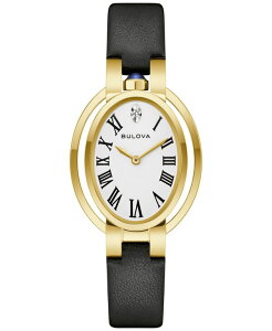 uo fB[X ANZT[ rv Bulova Women's Special Edition Apollo x Ella Fitzgerald Classic Rubaiyat Black Strap Watch 28.8mm Black ubN