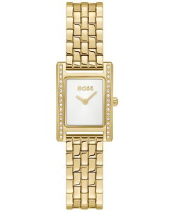 yz q[S{X fB[X rv ANZT[ Women's Lucy Precious Quartz Basic Mini Ionic Plated Thin Gold Steel Watch 18.50mm Silver-tone