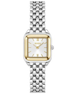 q[S{X fB[X ANZT[ rv v` ~j TVc Hugo Boss Women's Mae Petite Quartz Basic Mini Stainless Steel Watch 22mm Silver-tone Vo[