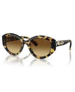 XtXL[ fB[X ANZT[ TOXEACEFA Swarovski Women's Sunglasses Gradient SK6005 Medium Havana