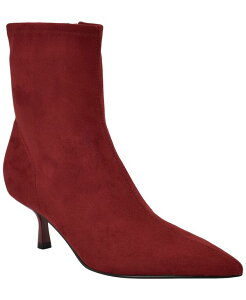 �Q�X ���f�B�[�X �V���[�Y �u�[�c�E���C���u�[�c �q�[�� GUESS Women's Yanka Pointed Toe Kitten Heel Dress Booties Parma Rouge Red ���b�h