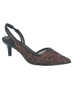 t`RlNV fB[X V[Y T_ q[ French Connection Ladies Quest Slingback Kitten Heel Leopard Aj}
