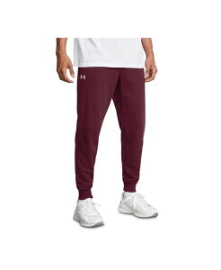 A_[A[}[ Y {gX JWApc WK[pc t[X Under Armour Men's Rival Tapered-Fit Fleece Joggers Maroon / / White zCg