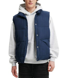 RbgI Y gbvX xXg COTTON ON Men's Vermont Puffer Vest Navy lCr[