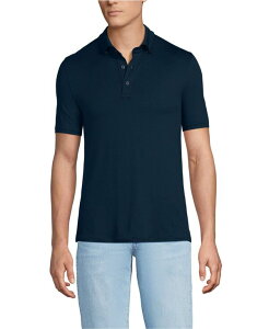 �����Y�G���h �����Y �g�b�v�X �|���V���c Lands' End Men's Short Sleeve Cooling Performance Polo Radiant navy �l�C�r�[
