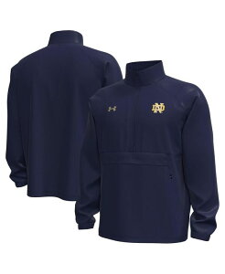 A_[A[}[ Y AE^[ WPbgEu] WPbg Under Armour Men's Navy Notre Dame Fighting Irish Unstoppable Woven Anorak Half-Zip Jacket Navy lCr[