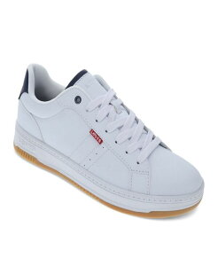 ���[�o�C�X �����Y �V���[�Y �X�j�[�J�[ ���[�X Levi's Men's Carson Lace Up Sneaker White/Navy/Red �z���C�g